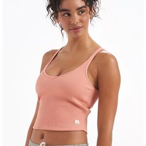 Vuori Pink Sports Bra Peachy Pink